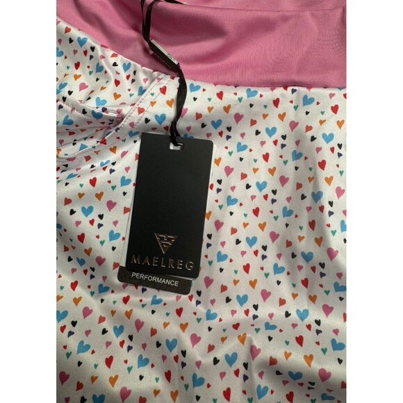Maelreg Performance Size Small Tennis Golf Skort Pockets Cute Hearts NWT‎ - Picture 6 of 11